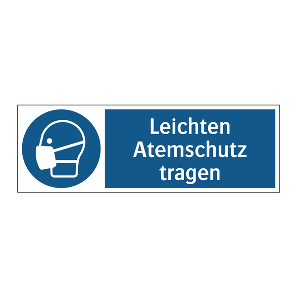 Leichten Atemschutz tragen