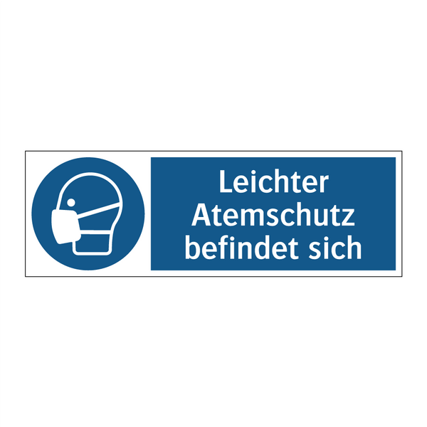 Leichter Atemschutz befindet sich