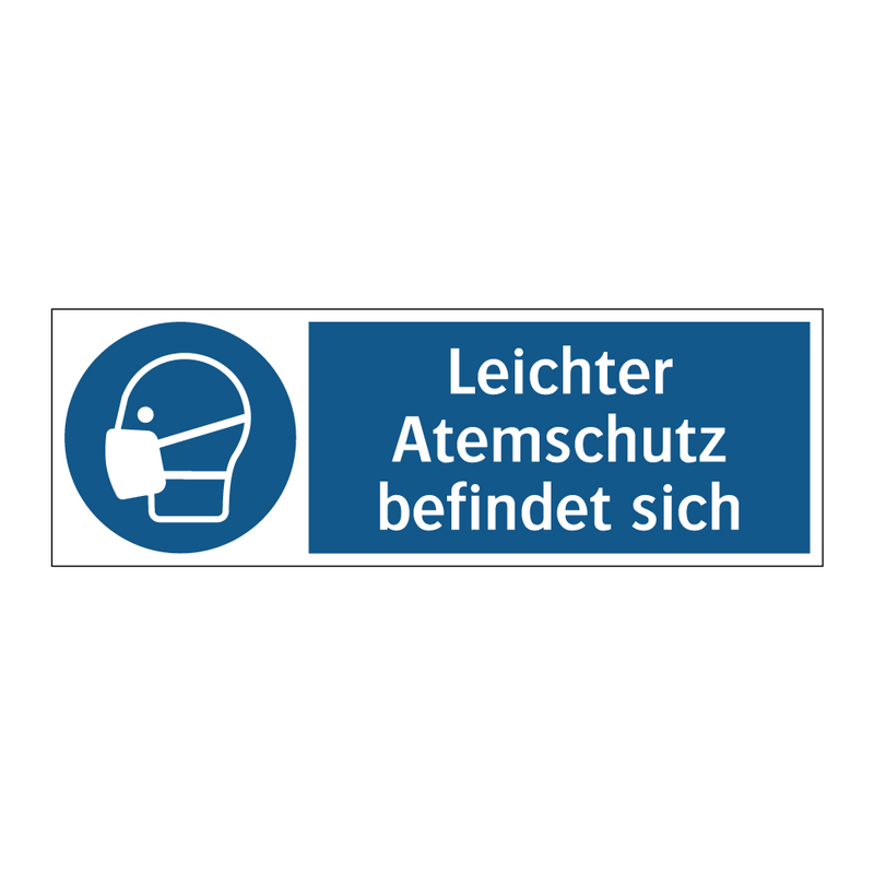Leichter Atemschutz befindet sich