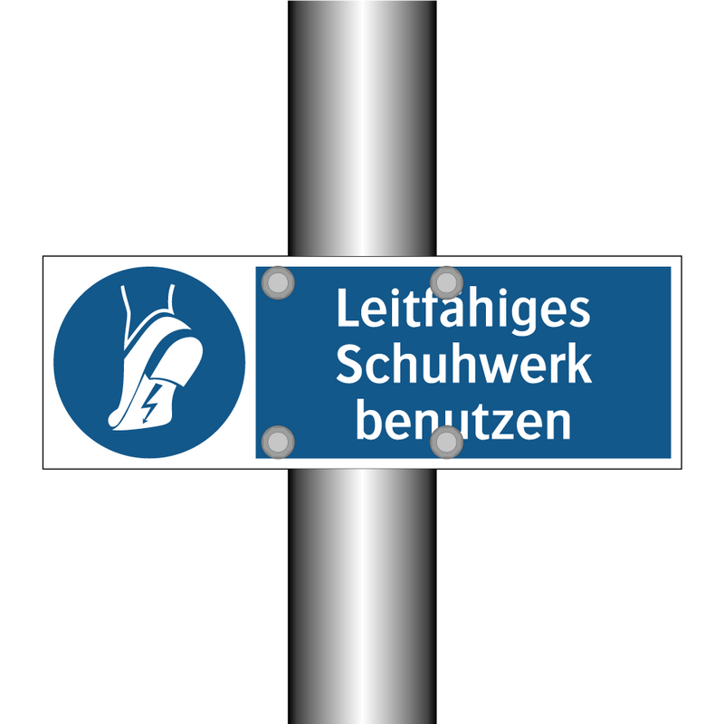 Leitfähiges Schuhwerk benutzen