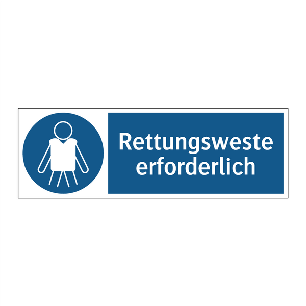 Rettungsweste erforderlich