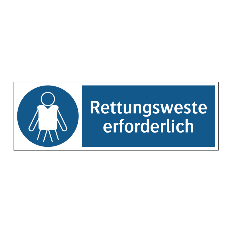 Rettungsweste erforderlich