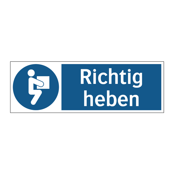 Richtig heben