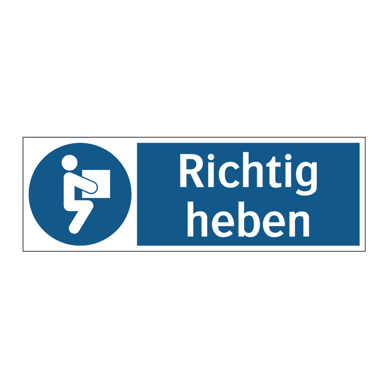 Richtig heben