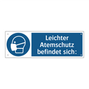Leichter Atemschutz befindet sich: