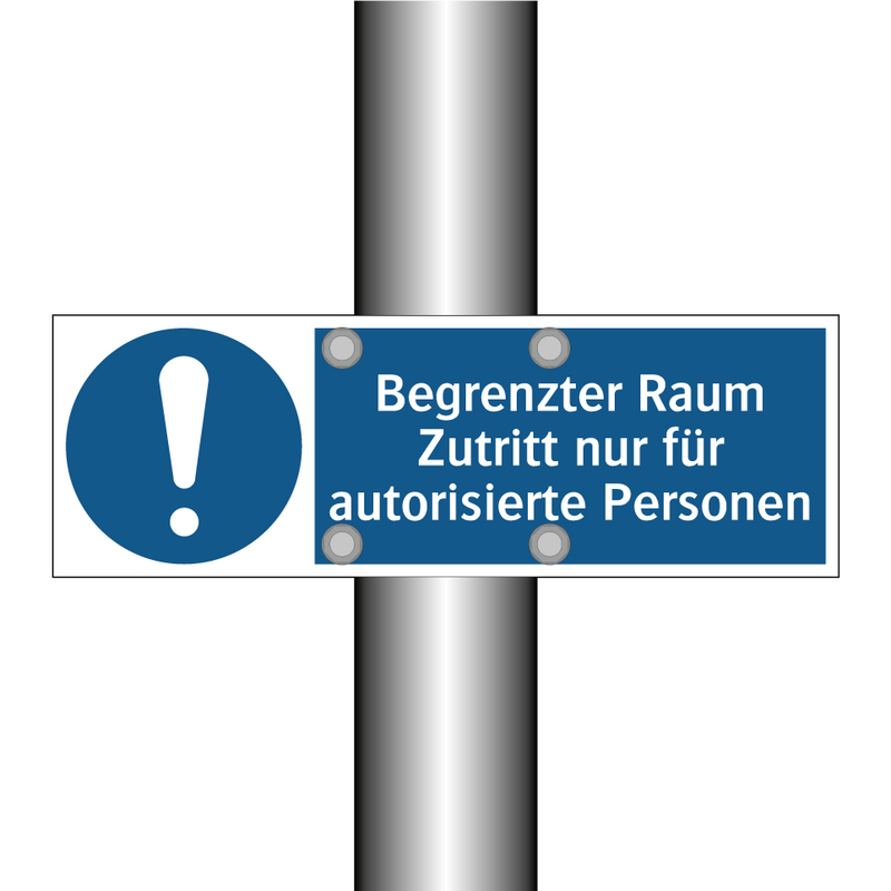 Begrenzter Raum Zutritt nur für autorisierte Personen