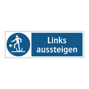 Links aussteigen