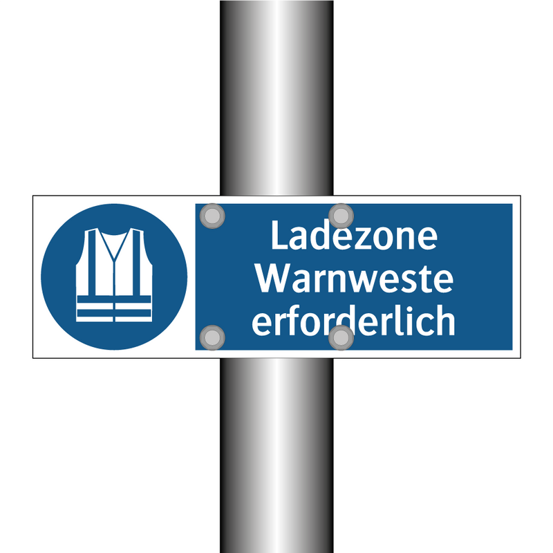 Ladezone Warnweste erforderlich