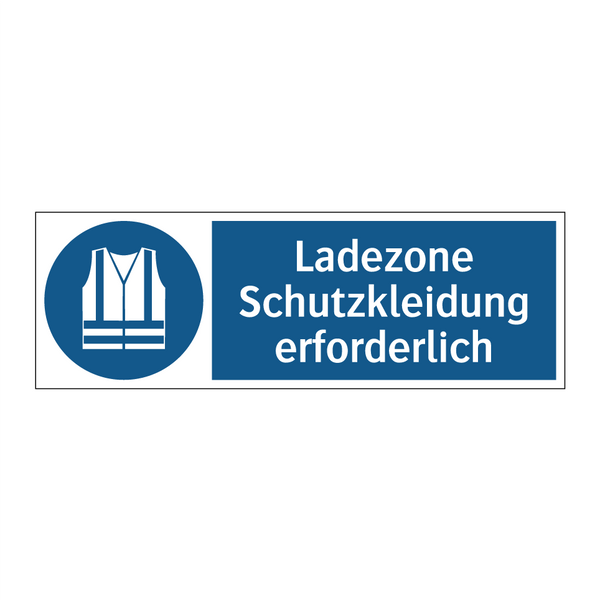 Ladezone Schutzkleidung erforderlich