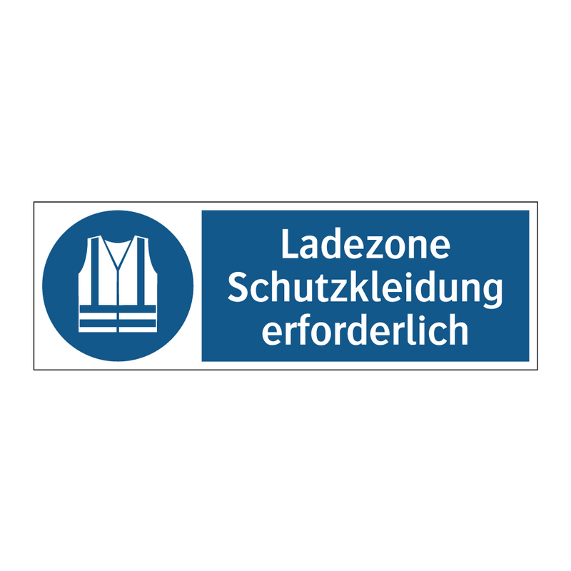 Ladezone Schutzkleidung erforderlich