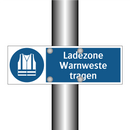 Ladezone Warnweste tragen