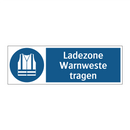 Ladezone Warnweste tragen
