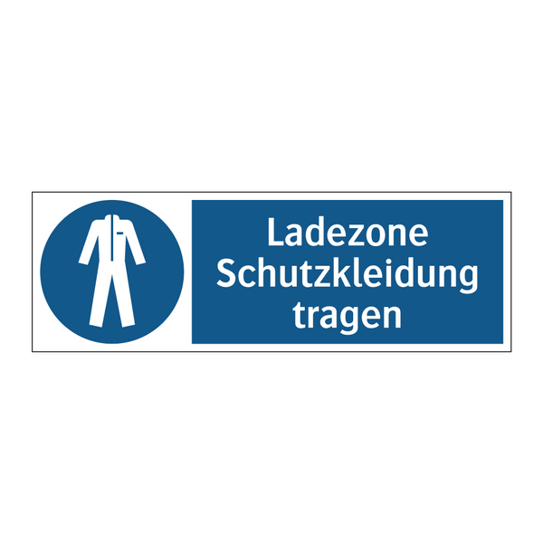 Ladezone Schutzkleidung tragen
