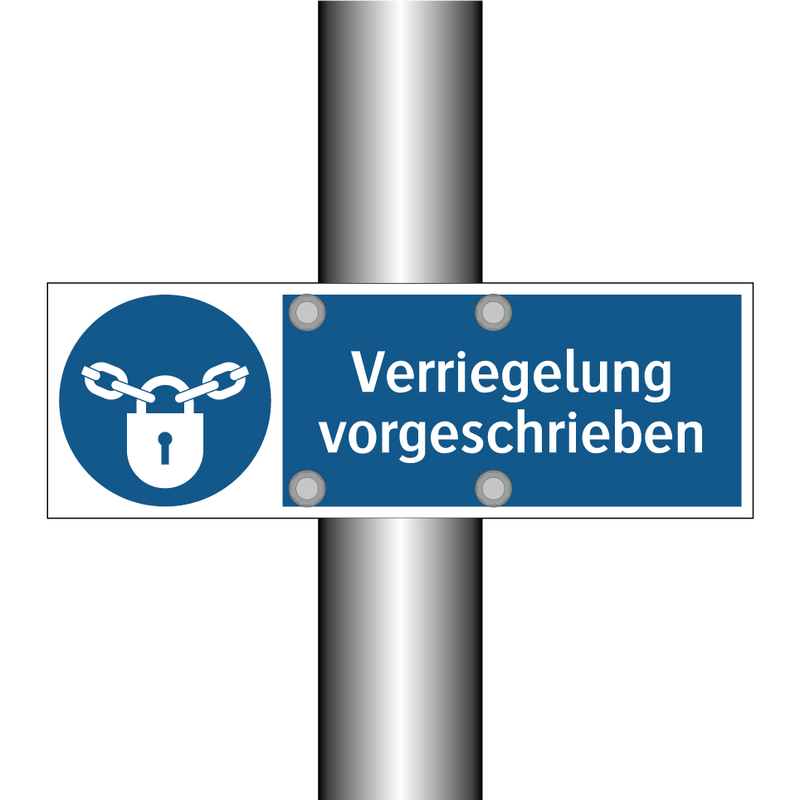 Verriegelung vorgeschrieben