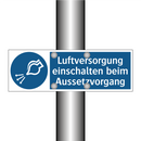 Luftversorgung einschalten beim Aussetzvorgang