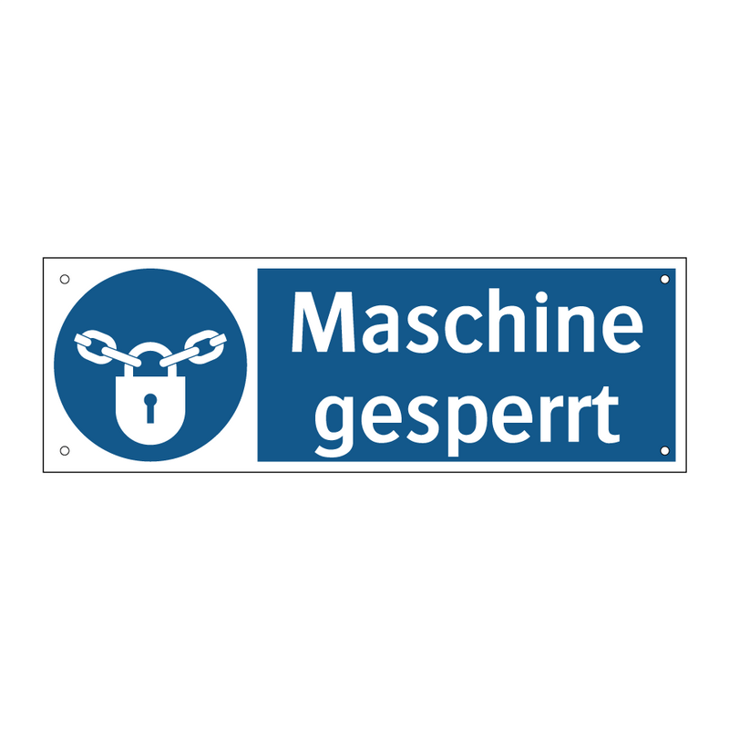 Maschine gesperrt