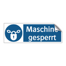 Maschine gesperrt