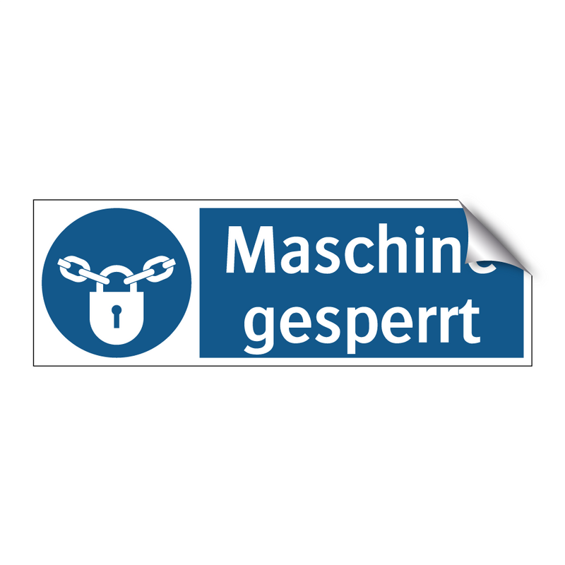 Maschine gesperrt