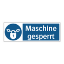Maschine gesperrt