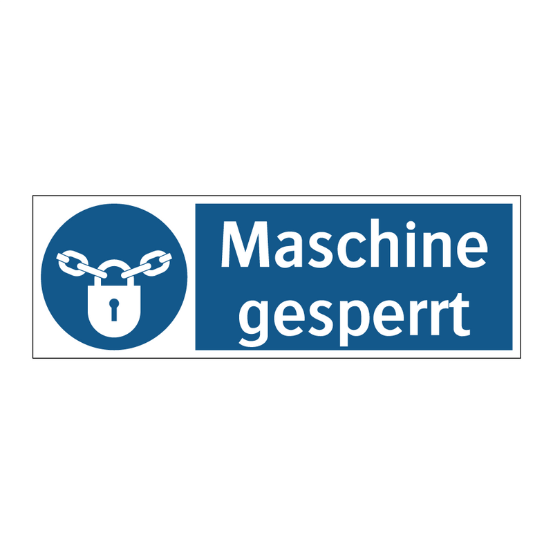 Maschine gesperrt