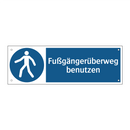 Fußgängerüberweg benutzen