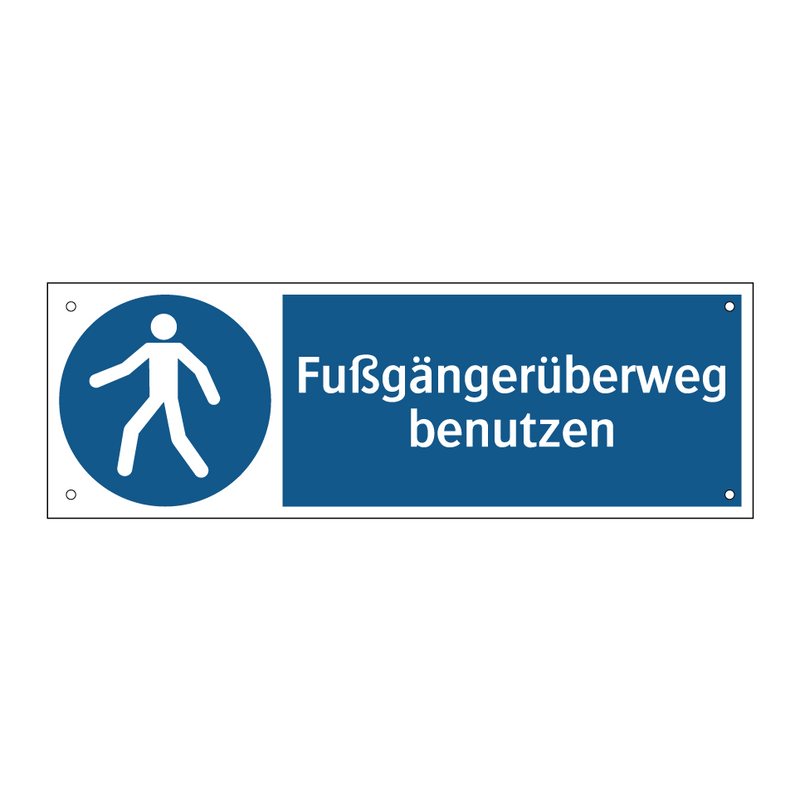 Fußgängerüberweg benutzen