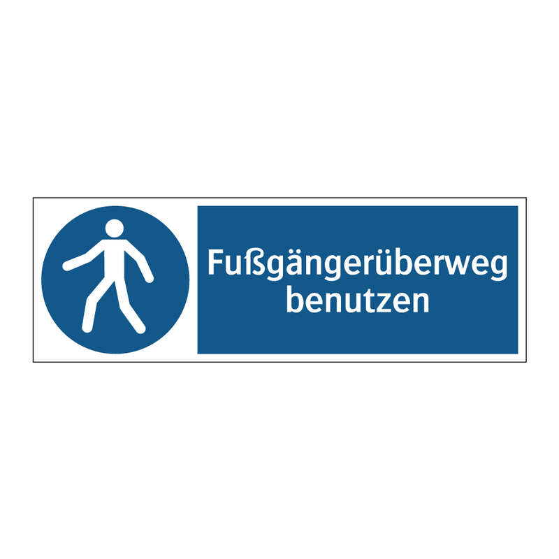 Fußgängerüberweg benutzen