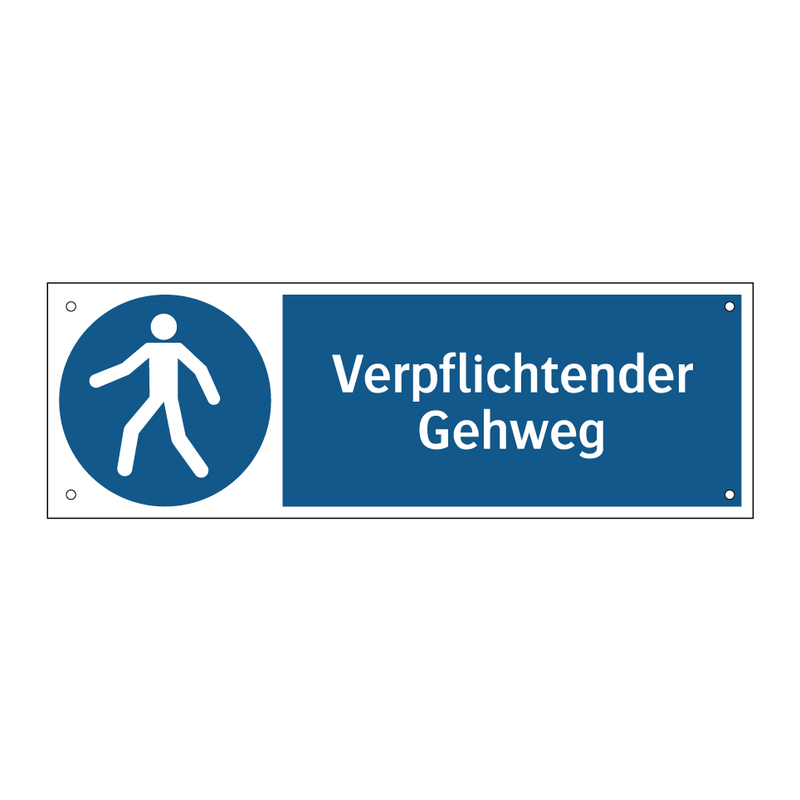 Verpflichtender Gehweg