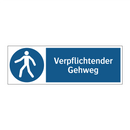 Verpflichtender Gehweg