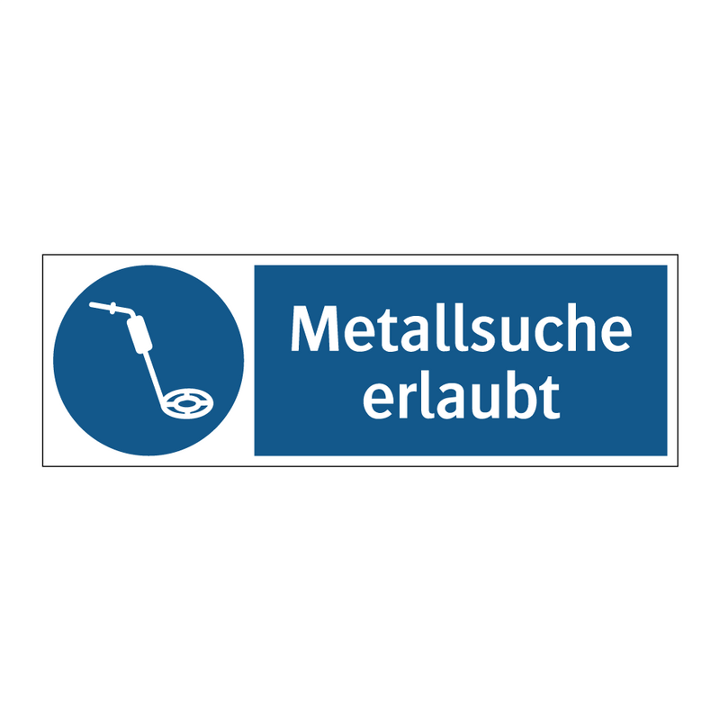 Metallsuche erlaubt