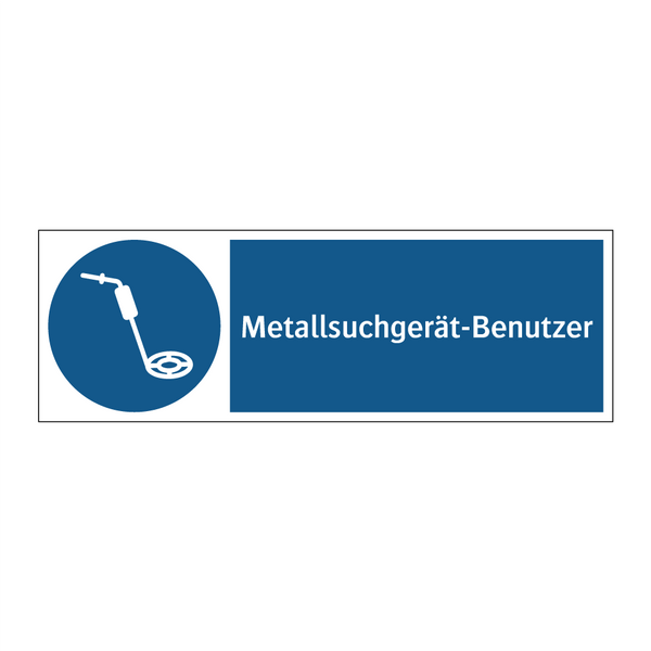 Metallsuchgerät-Benutzer