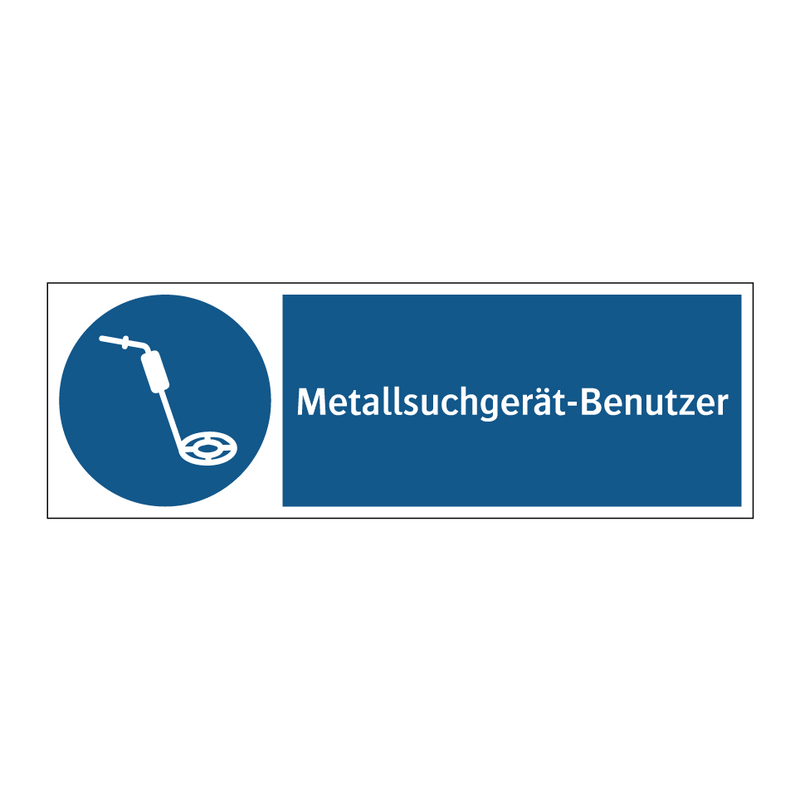 Metallsuchgerät-Benutzer