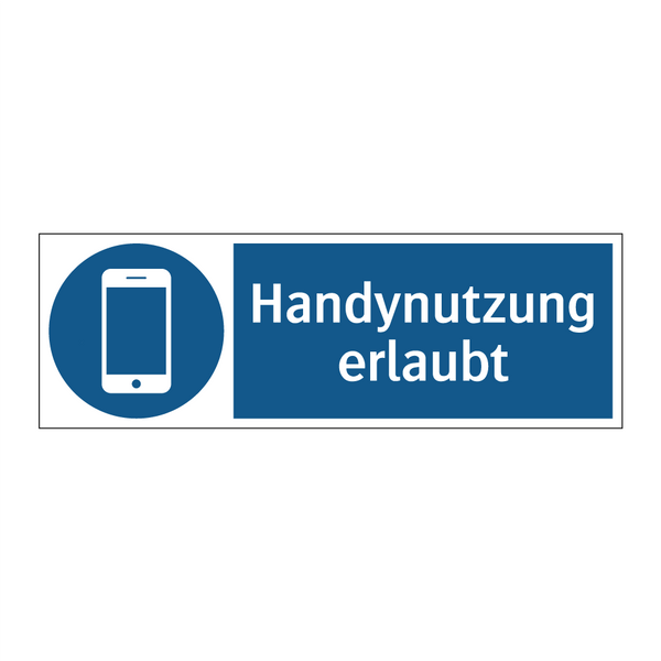 Handynutzung erlaubt