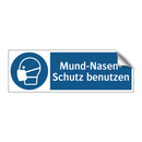 Mund-Nasen- Schutz benutzen