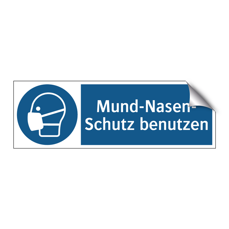 Mund-Nasen- Schutz benutzen