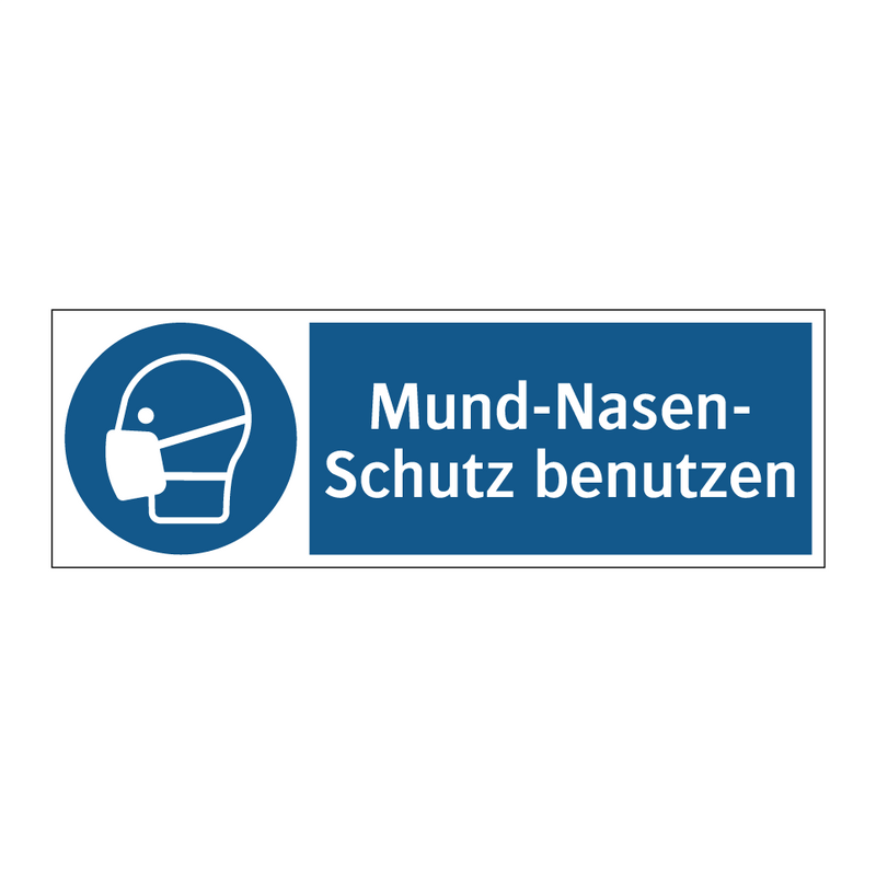 Mund-Nasen- Schutz benutzen