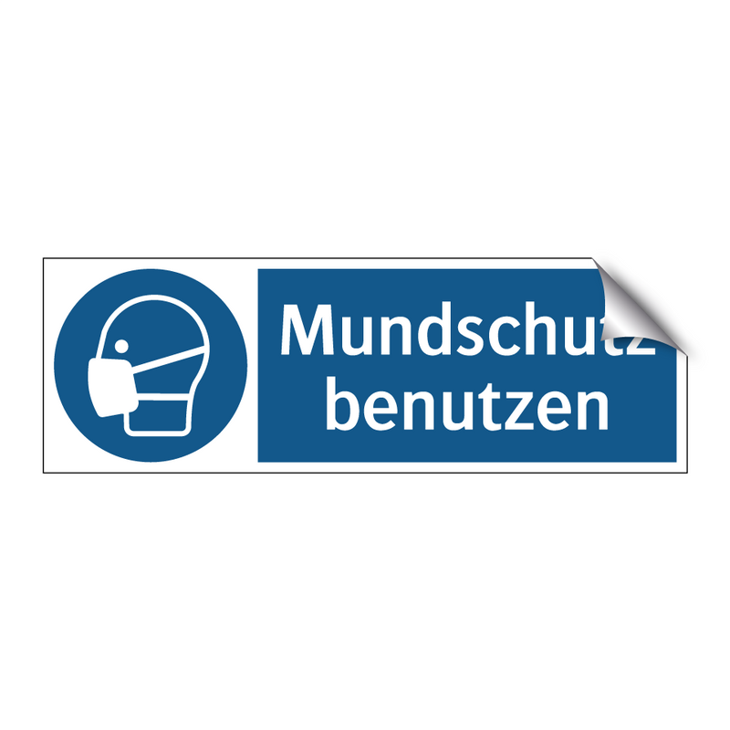 Mundschutz benutzen