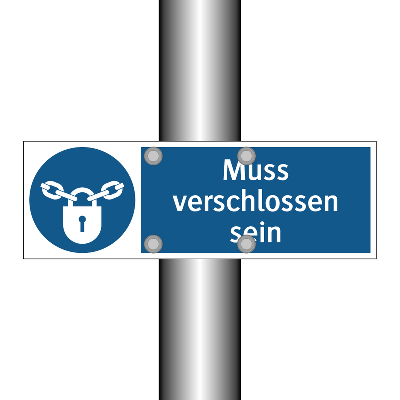 Muss verschlossen sein