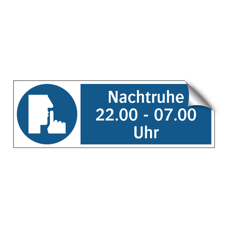 Nachtruhe 22.00 - 07.00 Uhr