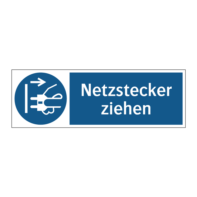 Netzstecker ziehen
