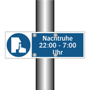 Nachtruhe 22:00 - 7:00 Uhr