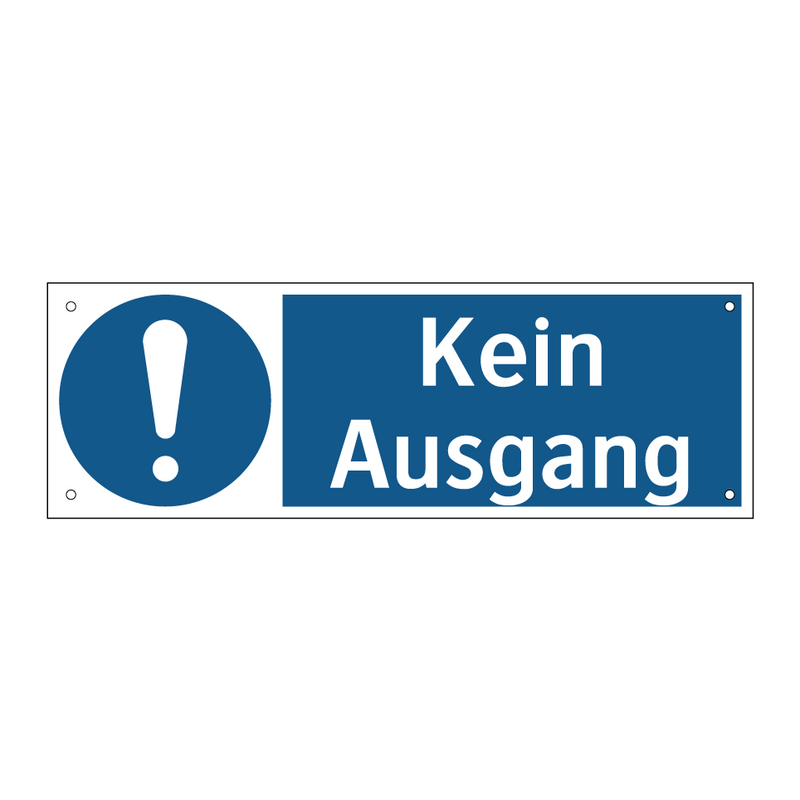 Kein Ausgang