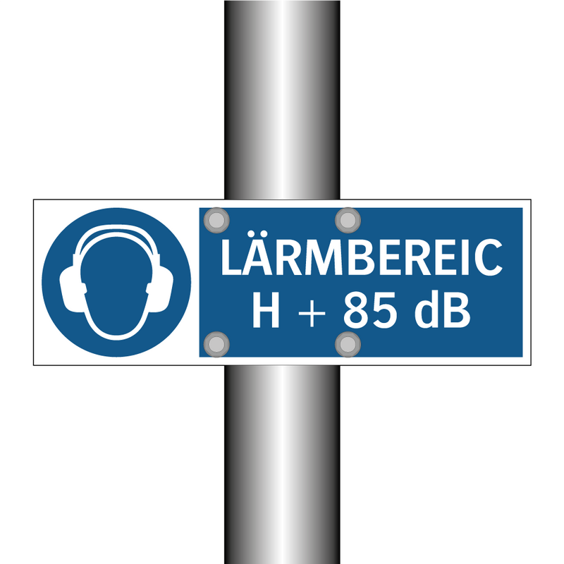 LÄRMBEREICH + 85 dB