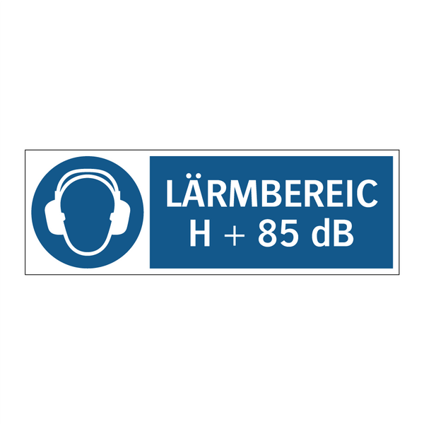 LÄRMBEREICH + 85 dB