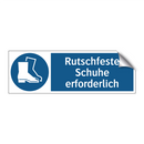 Rutschfeste Schuhe erforderlich