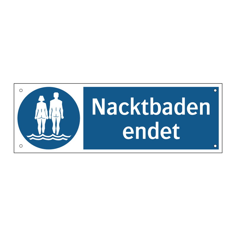 Nacktbaden endet