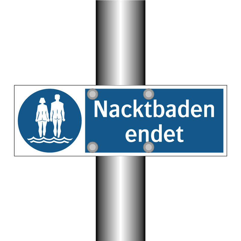 Nacktbaden endet