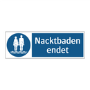Nacktbaden endet