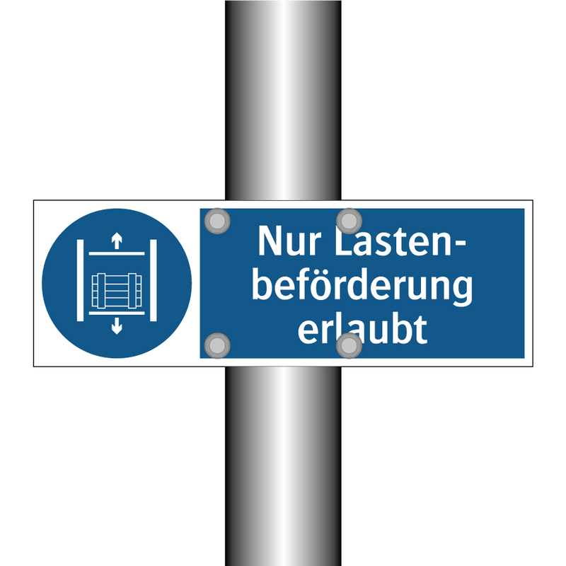 Nur Lasten- beförderung erlaubt