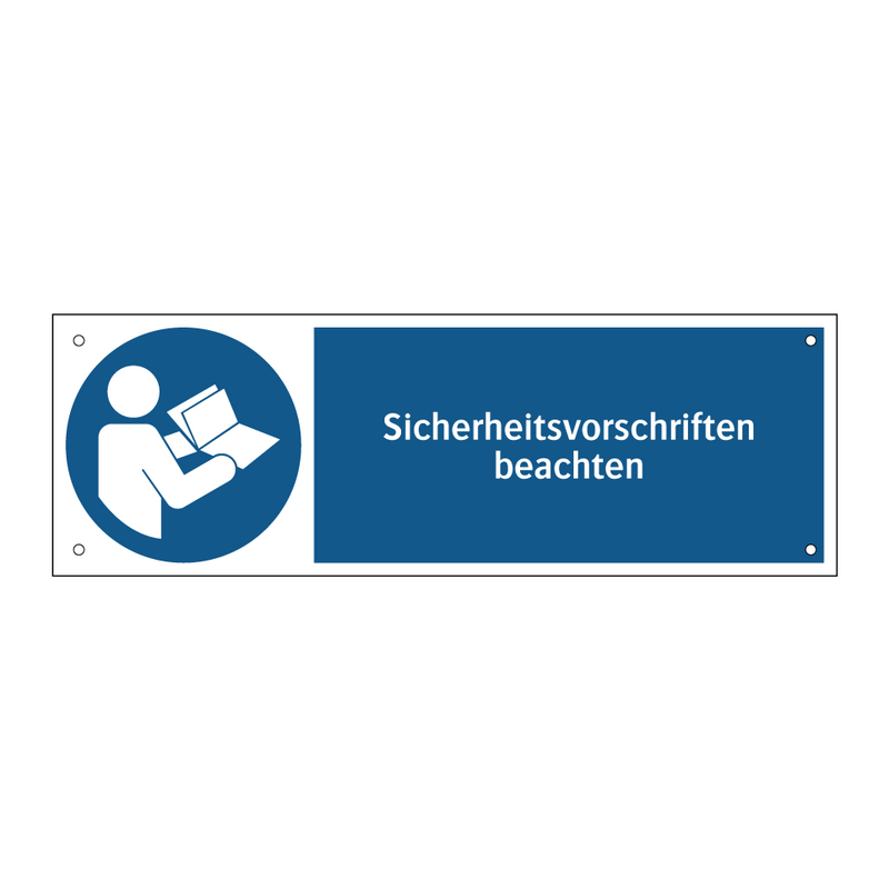 Sicherheitsvorschriften beachten